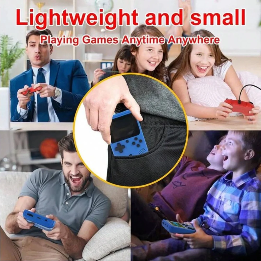 Retro Portable Handheld Mini 400 Games And In 1 Gaming Console Consola Game